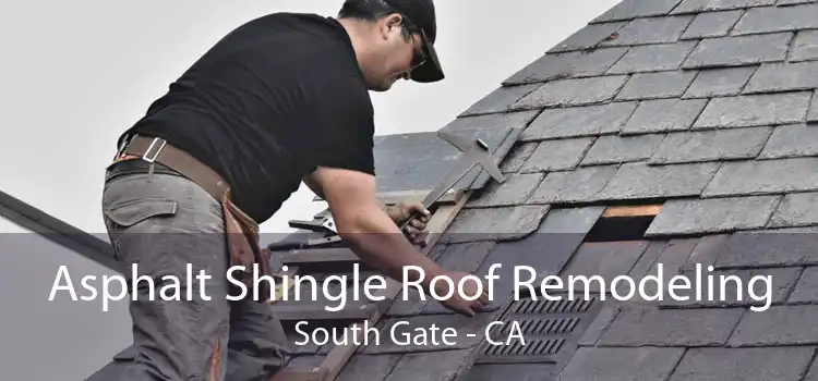 Asphalt Shingle Roof Remodeling South Gate - CA