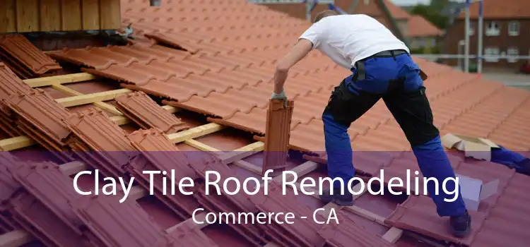 Clay Tile Roof Remodeling Commerce - CA