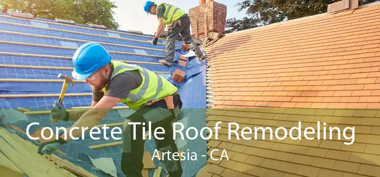 Concrete Tile Roof Remodeling Artesia - CA