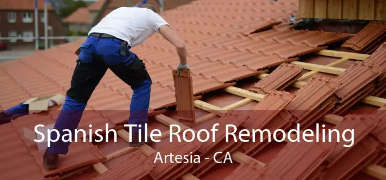 Spanish Tile Roof Remodeling Artesia - CA