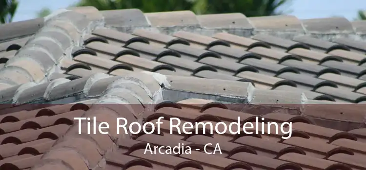 Tile Roof Remodeling Arcadia - CA