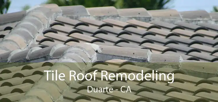 Tile Roof Remodeling Duarte - CA