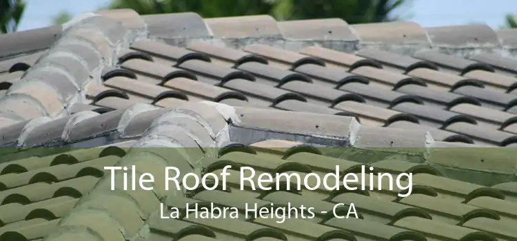 Tile Roof Remodeling La Habra Heights - CA