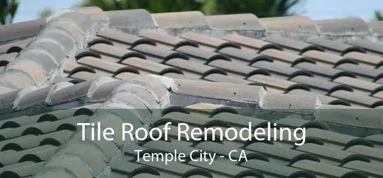 Tile Roof Remodeling Temple City - CA