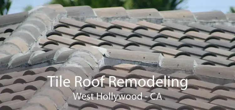 Tile Roof Remodeling West Hollywood - CA